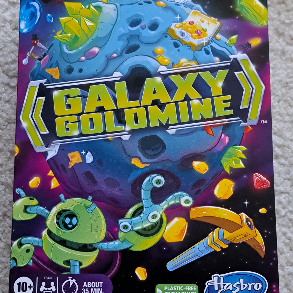 Hasbro Galaxy Goldmine Game with Blue and Green Accents